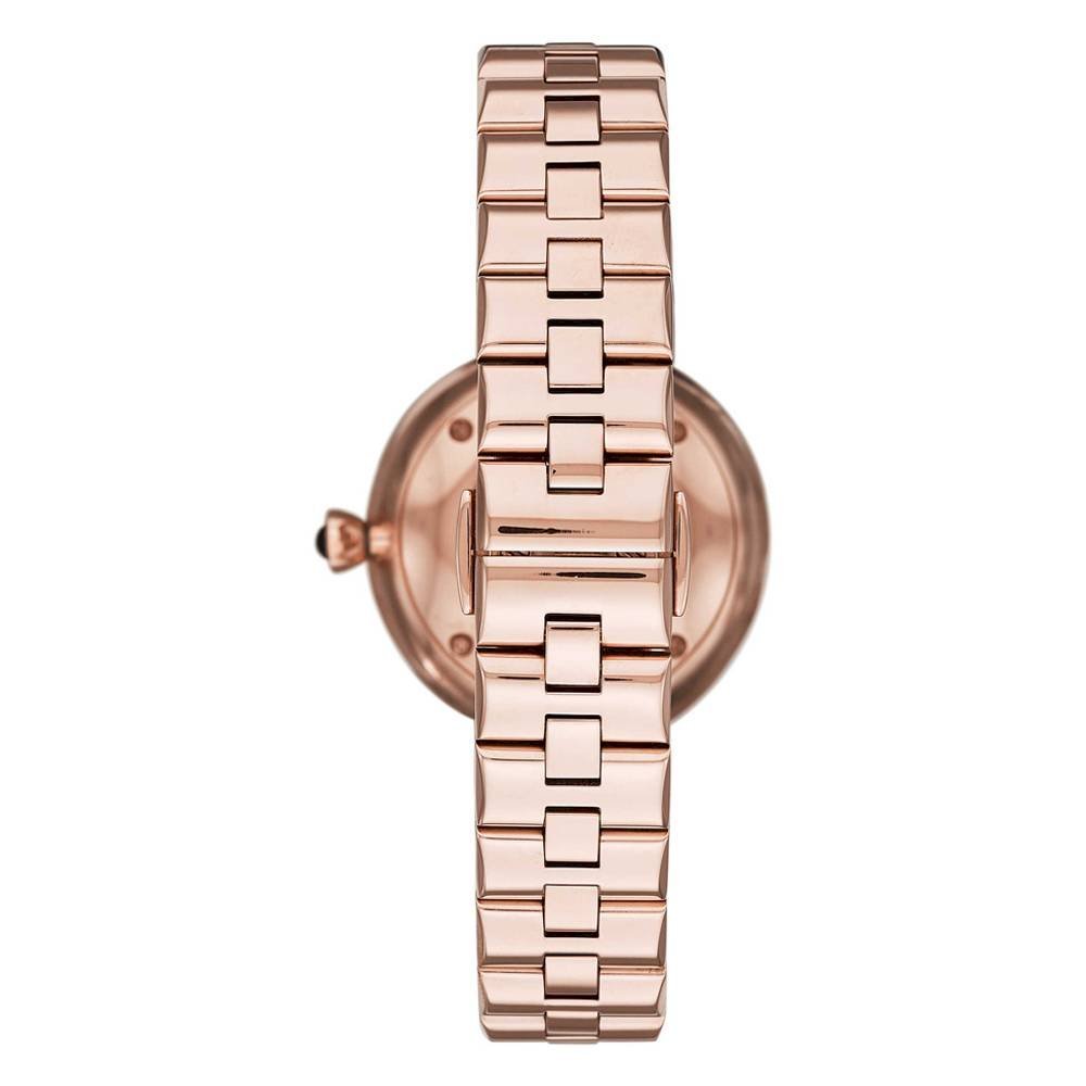  Shop Authentic Emporio Armani Arianna Black Dial Rose Gold Stainless Steel Watch For Women - AR11197 - Luxxuri