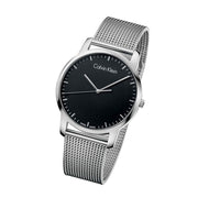  Shop Authentic Calvin Klein City Chronograph Black Dial Silver Mesh Bracelet Watch for Men - K2G2G121 - Luxxuri