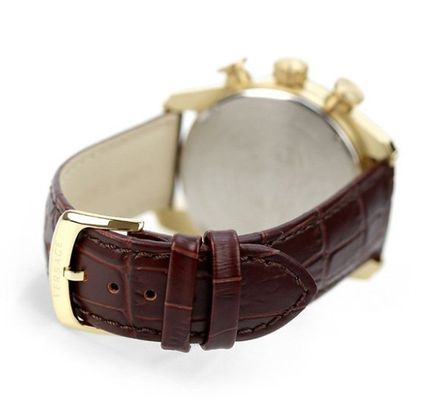  Shop Authentic Versace V-Ray Chronograph Quartz White Dial Brown Leather Strap Watch For Men - VE2I00221 - Luxxuri