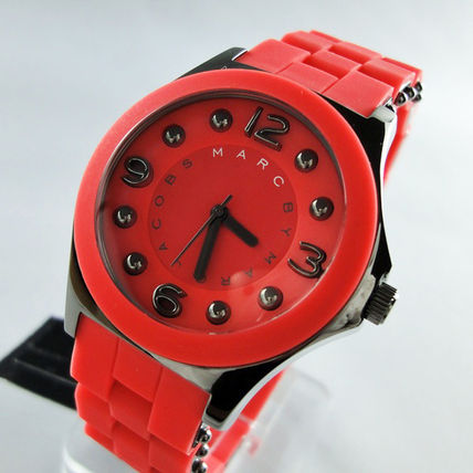  Shop Authentic Marc Jacobs Pelly Red Dial Red Silicone Strap Watch for Women - MBM2590 - Luxxuri