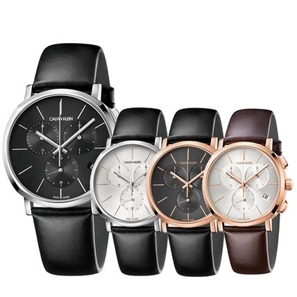  Shop Authentic Calvin Klein Posh Black Dial Black Leather Strap Watch for Men - K8Q371C1 - Luxxuri