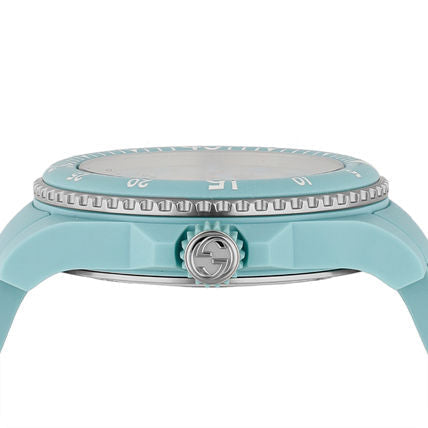  Shop Authentic Gucci Dive Automatic Green Dial Green Rubber Strap Unisex Watch - YA136344 - Luxxuri