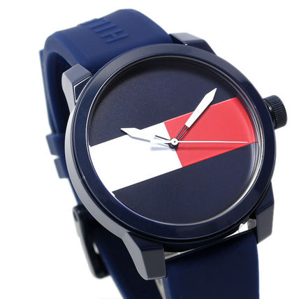  Shop Authentic Tommy Hilfiger Denim Quartz Blue Dial Blue Rubber Strap Watch for Men - 1791322 - Luxxuri