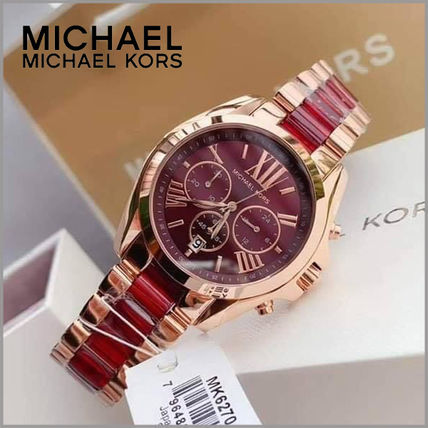  Shop Authentic Michael Kors Bradshaw Burgundy Dial Two Tone Steel Strap Watch for Women - MK6270 - Luxxuri