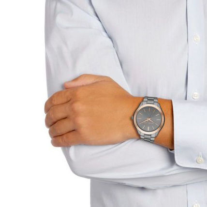  Shop Authentic Michael Kors Runway Quartz Grey Dial Grey Steel Strap Watch For Women - MK8576 - Luxxuri