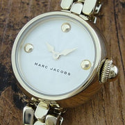  Shop Authentic Marc Jacobs Courtney Mother of Pearl White Dial Silver Steel Strap Watch for Women - MJ3459 - Luxxuri