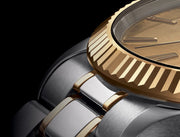  Shop Authentic Tudor Style Automatic Gold Dial Two Tone Steel Strap Watch for Men - M12713-0001 - Luxxuri