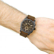  Shop Authentic Fossil Machine Flight Chronograph Brown Dial Brown Leather Strap Watch for Men - FS4656 - Luxxuri