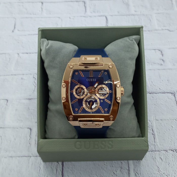  Shop Authentic Guess Phoenix Multifunction Blue Dial Blue Rubber Strap Watch for Men - GW0202G4 - Luxxuri