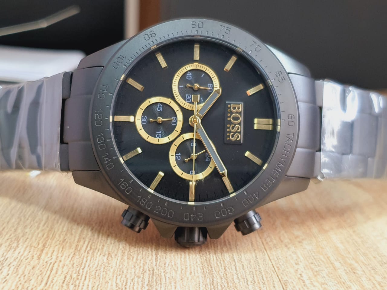  Shop Authentic Hugo Boss Ikon Black Dial Black Steel Strap Watch for Men - 1513278 - Luxxuri