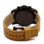  Shop Authentic Marc Jacobs Larry Chronograph Black Dial Brown Leather Strap Watch for Men - MBM5053 - Luxxuri