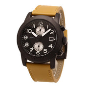  Shop Authentic Marc Jacobs Larry Chronograph Black Dial Brown Leather Strap Watch for Men - MBM5053 - Luxxuri