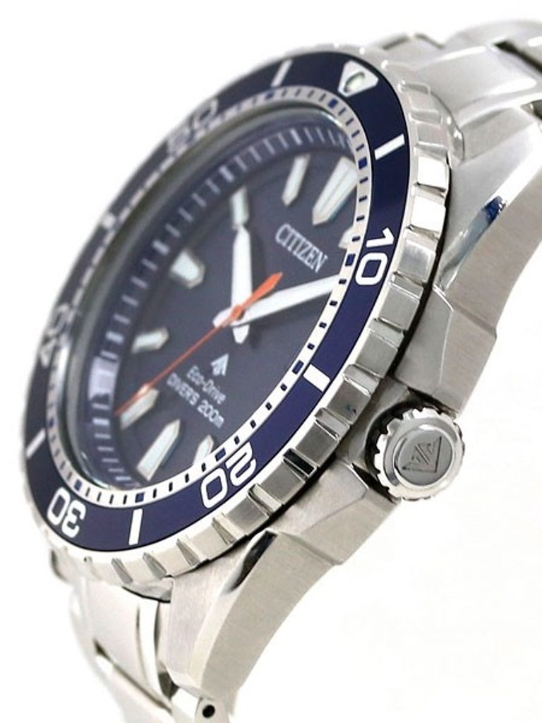  Shop Authentic Citizen Promaster Marine Blue Dial Silver Steel Strap Watch For Men - BN0191-80L - Luxxuri