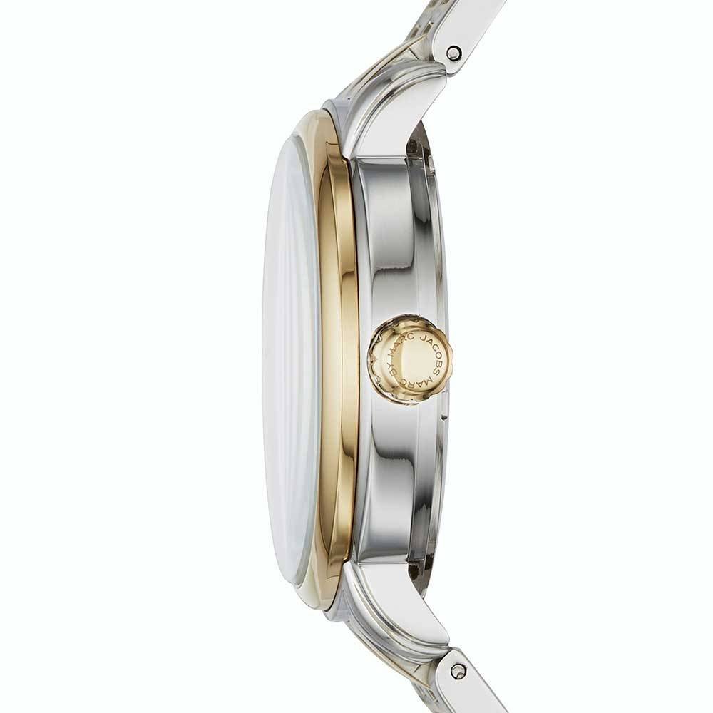  Shop Authentic Marc Jacobs Fergus White Dial Two Tone Steel Strap Watch for Men - MBM5079 - Luxxuri