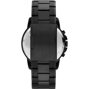  Shop Authentic Fossil Grant Chronograph Black Dial Black Steel Strap Watch for Men - FS4832 - Luxxuri