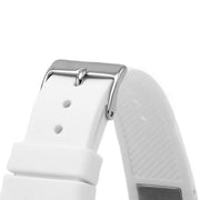  Shop Authentic Guess Frontier Diamonds Silver Dial White Rubber Strap Watch for Women - GW0045L1 - Luxxuri