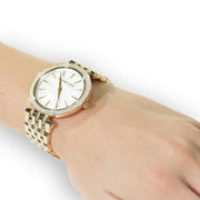  Shop Authentic Michael Kors Darci Mother of Pearl Dial Gold Steel Strap Watch for Women - MK3219 - Luxxuri
