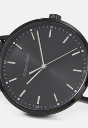  Shop Authentic Calvin Klein City Quartz Black Dial Black Leather Strap Watch for Men - K2G2G4C1 - Luxxuri