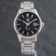  Shop Authentic Tag Heuer Carrera Automatic Black Dial Silver Steel Strap Watch for Men - WAR211A.BA0782 - Luxxuri