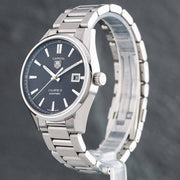  Shop Authentic Tag Heuer Carrera Automatic Black Dial Silver Steel Strap Watch for Men - WAR211A.BA0782 - Luxxuri