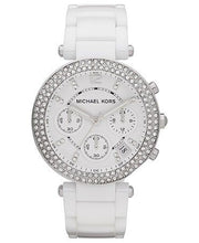  Shop Authentic Michael Kors Parker White Dial White Ceramic Strap Watch for Women - MK5654 - Luxxuri