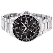  Shop Authentic Maserati SFIDA Chronograph Black Dial Silver Steel Strap Watch For Men - R8873640015 - Luxxuri