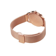  Shop Authentic Calvin Klein Minimal Black Dial Rose Gold Mesh Bracelet Watch for Men - K3M2162Y - Luxxuri
