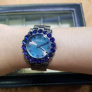  Shop Authentic Marc Jacobs Amy Purple Dial Black Steel Strap Watch for Women - MBM3224 - Luxxuri
