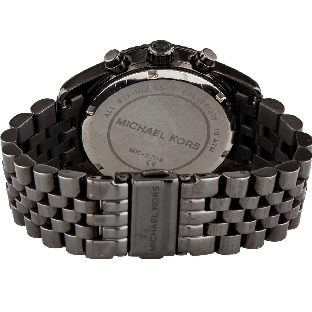  Shop Authentic Michael Kors Lexington Chronograph Black Dial Black Steel Strap Watch For Women - MK5709 - Luxxuri