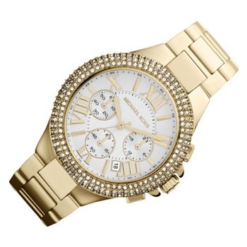  Shop Authentic Michael Kors Camille Silver Diamonds Dial Gold Steel Strap Watch for Women - MK5756 - Luxxuri