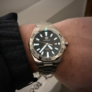  Shop Authentic Tag Heuer Aquaracer Black Dial Watch for Men - WBD1110.BA0928 - Luxxuri