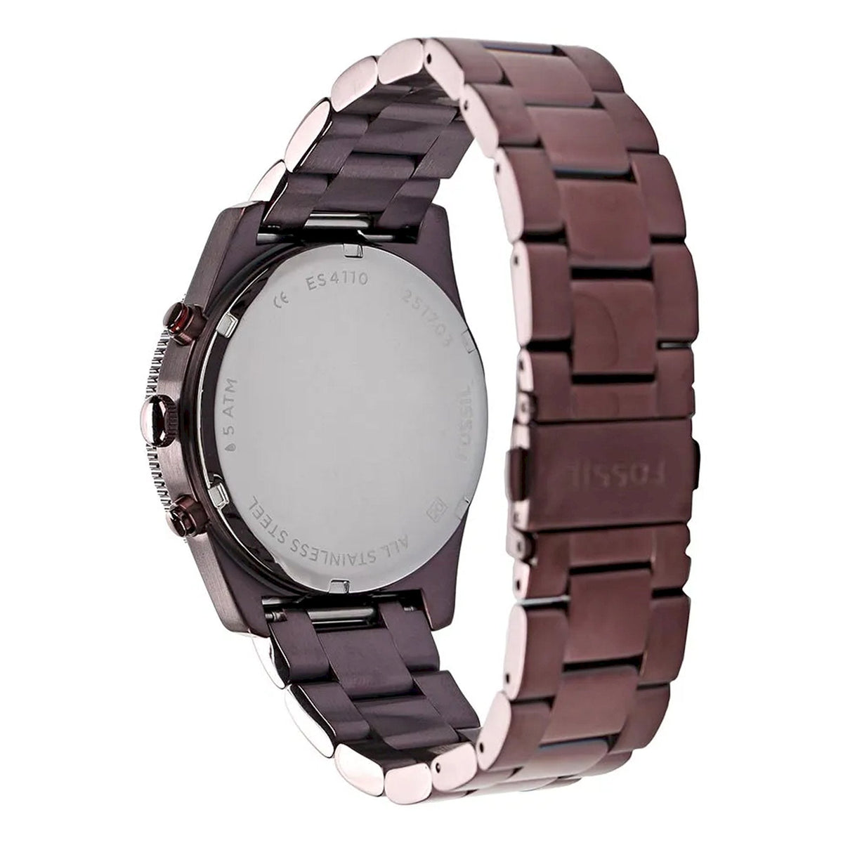  Shop Authentic Fossil Perfect Boyfriend Multifunction Maroon Dial Maroon Steel Strap Watch for Women - ES4110 - Luxxuri