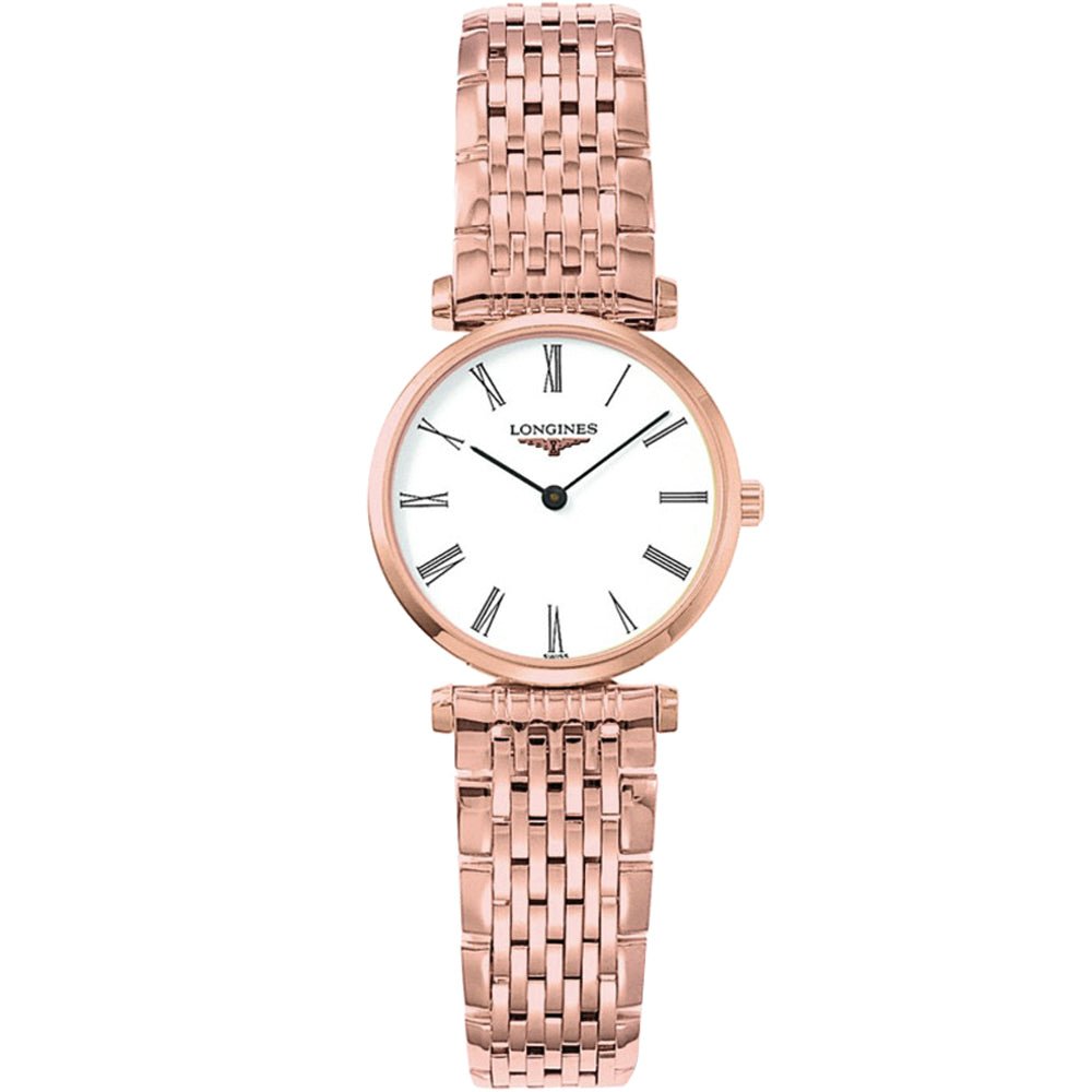  Shop Authentic Longines La Grande Classique White Dial Rose Gold Mesh Bracelet Watch for Women - L4.209.1.91.8 - Luxxuri