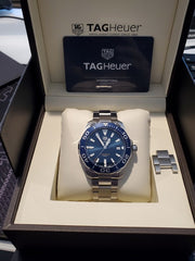  Shop Authentic Tag Heuer Aquaracer Blue Dial Watch for Men - WAY111C.BA0928 - Luxxuri
