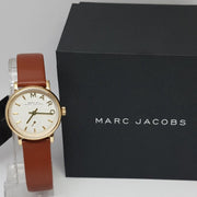  Shop Authentic Marc Jacobs Baker White Dial Brown Leather Strap Watch for Women - MBM1317 - Luxxuri