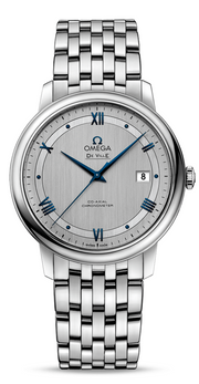  Shop Authentic Omega De Ville Prestige Co-Axial Grey Dial Silver Steel Strap Watch for Men - 424.10.40.20.06.002 - Luxxuri