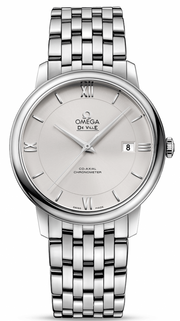  Shop Authentic Omega De Ville Prestige Co-Axial Silver Dial Silver Steel Strap Watch for Men - 424.10.40.20.02.003 - Luxxuri