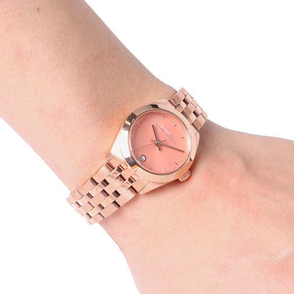  Shop Authentic Marc Jacobs Peeker Pink Dial Rose Gold Stainless Steel Strap Watch for Women - MBM3377 - Luxxuri