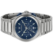  Shop Authentic Maserati Triconic Quartz Blue Dial Silver Steel Strap Watch For Men - R8873639001 - Luxxuri