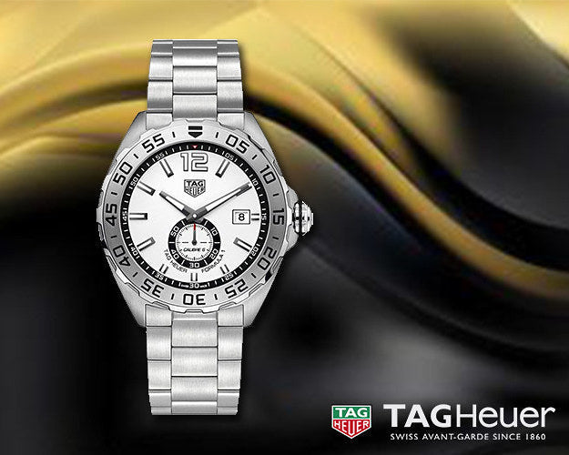  Shop Authentic Tag Heuer Formula 1  Calibre 6 Automatic White Dial Silver Steel Strap Watch for Men - WAZ2013.BA0842 - Luxxuri