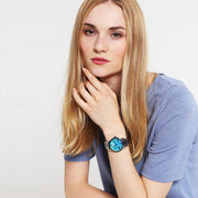  Shop Authentic Michael Kors Hartman Quartz Blue Dial Silver Steel Strap Watch For Women - MK3519 - Luxxuri