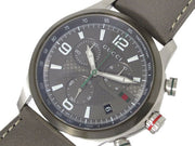  Shop Authentic Gucci G Timeless Chronograph Grey Dial Grey Leather Strap Watch For Men - YA126242 - Luxxuri