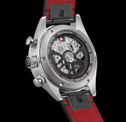  Shop Authentic Tag Heuer Autavia Chronometer Flyback Chronograph Silver Dial Black Leather Strap Watch for Men - CBE511B.FC8279 - Luxxuri