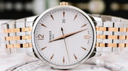  Shop Authentic Tissot T Classic Tradition White Dial Two Tone Mesh Bracelet Watch For Men - T063.610.22.037.01 - Luxxuri