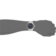  Shop Authentic Tommy Hilfiger Trent Chronograph Blue Dial Silver Steel Strap Watch for Men - 1791053 - Luxxuri