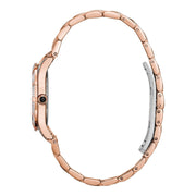  Shop Authentic Bulova Crystal Mother of Pearl Dial Rose Gold Steel Strap Watch for Women - 98L197 - Luxxuri