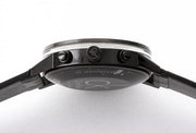  Shop Authentic Calvin Klein Post Minimal Chronograph Black Dial Black Leather Strap Watch for Men - K7627401 - Luxxuri