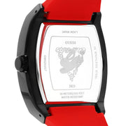  Shop Authentic Guess Phoenix Multifunction Black Dial Black & Red Rubber Strap Watch for Men - GW0202G7 - Luxxuri