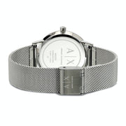  Shop Authentic Armani Exchange Lola Analog Silver Dial Silver Mesh Strap Watch For Women - AX5535 - Luxxuri