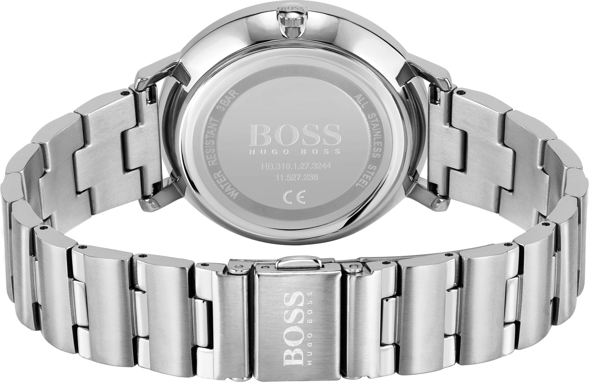  Shop Authentic Hugo Boss Prima Silver Dial Silver Steel Strap Watch for Women - 1502570 - Luxxuri